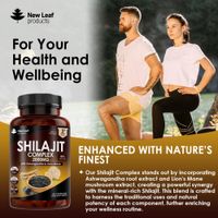 New Leaf Shilajit Complex (with Ashwagandha & Lions Mane)